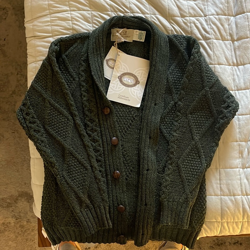 Authentic Merino Wool Sweater from Ireland NWT